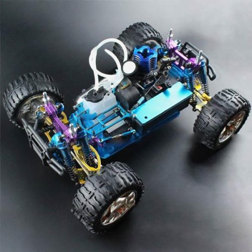 HSPMonsterTruck94188ChassisFramewithEngineandGT2BRemoteControl BuildingKitVersion 4